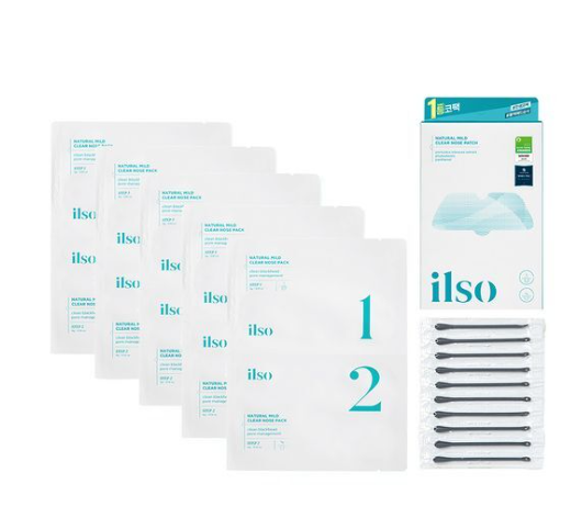 【現貨】ilso 去黑頭鼻貼 鼻貼 去黑頭 5入裝 Olive young 草莓鼻掰掰