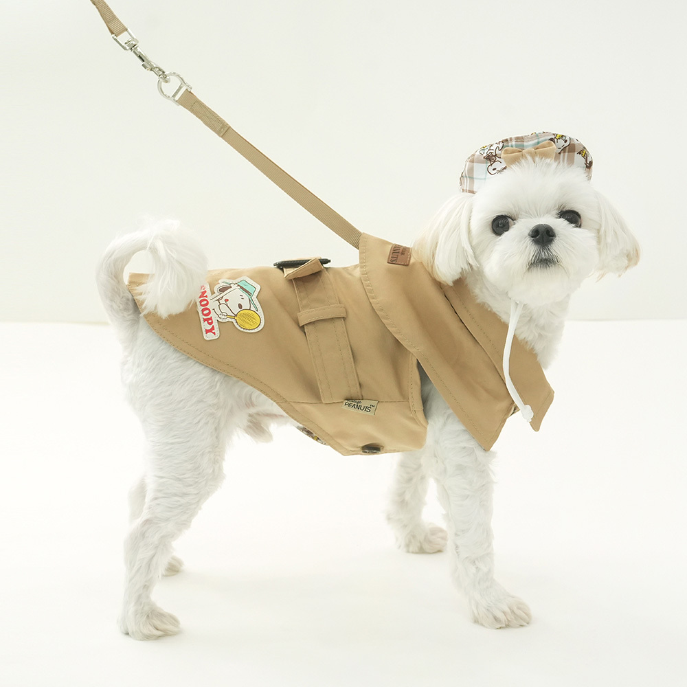 Parisdog - 史努比復古大衣套裝