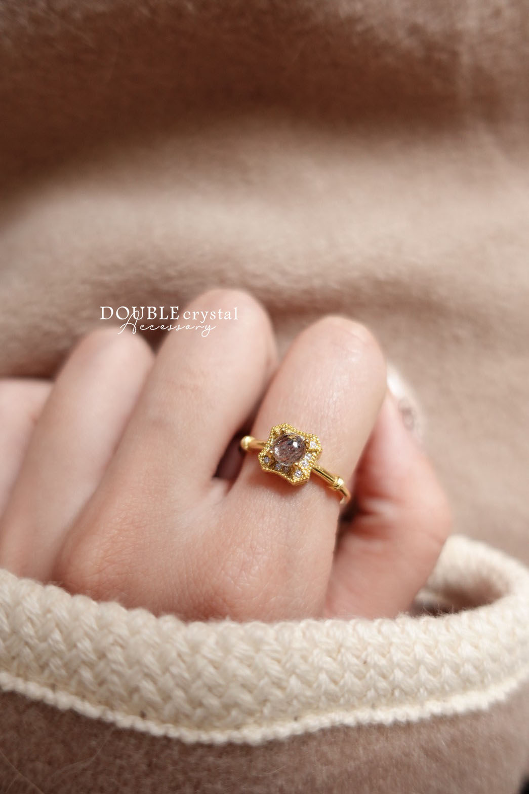 萬能守護超七金色華麗戒指．單品孤品