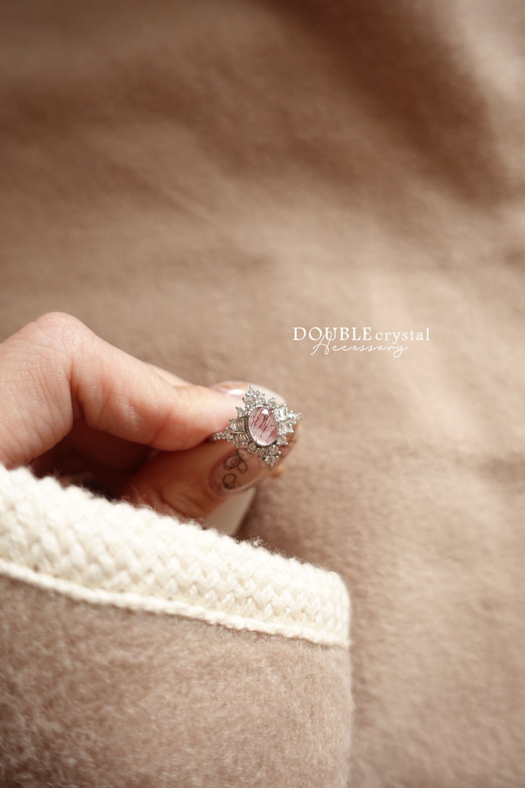 萬能守護超七華麗菱形戒指．單品孤品