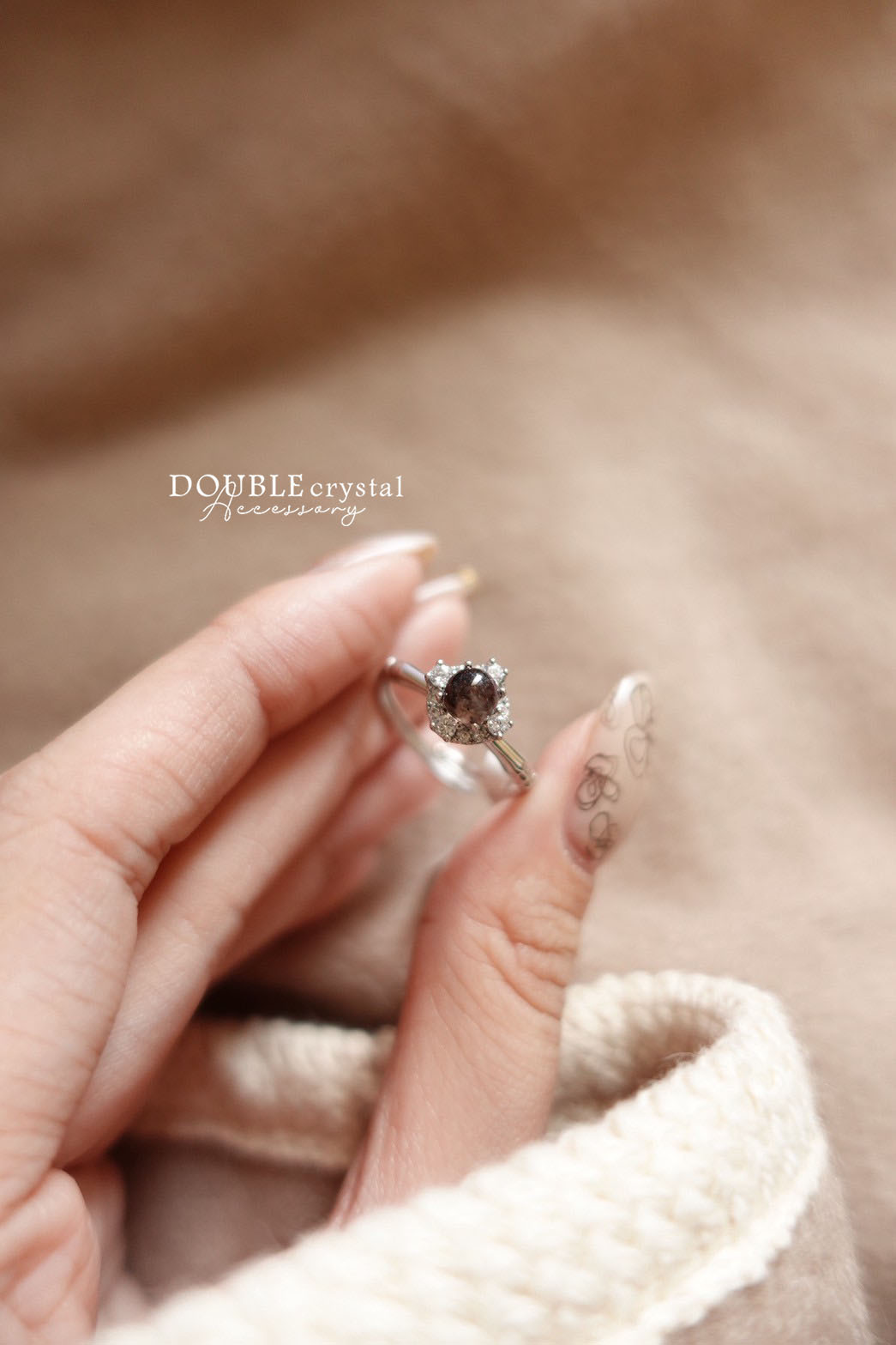 萬能守護超七立體小花戒指．單品孤品