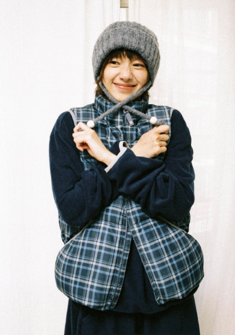 【代購】AEAE CHECK PADDED VEST 格紋背心 保暖 格紋 背心 拉鍊 扣子