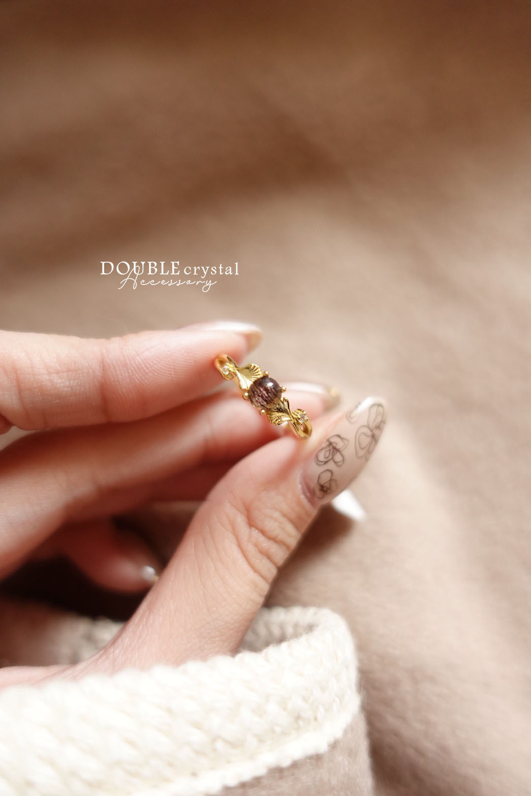 萬能守護超七金色小貝殼戒指．單品孤品