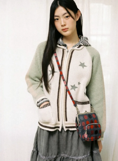 【代購】AEAE MINI POCKET 2WAY BAG 點點兩用口金包 肩背 斜背 側背 兩用 口金包 點點