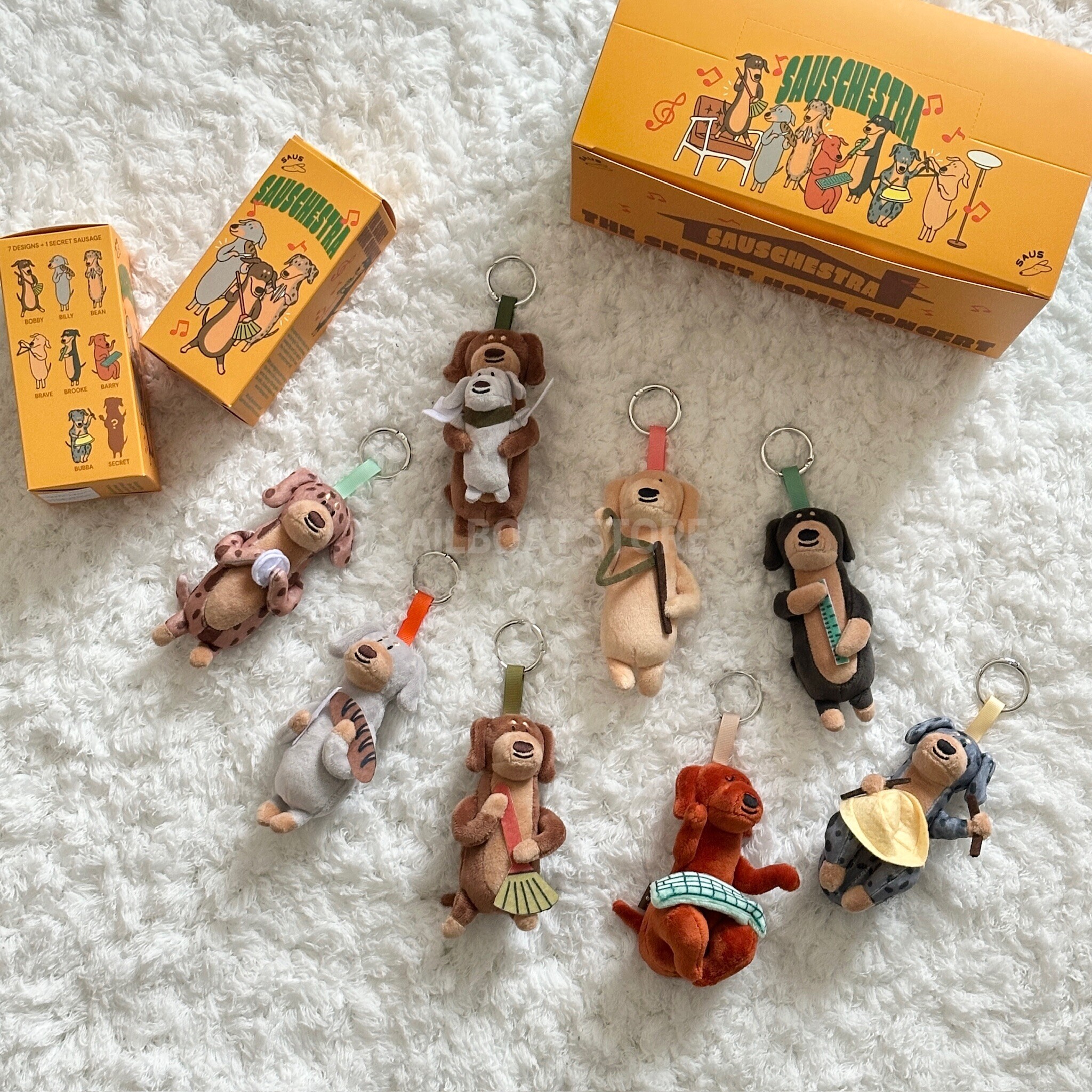 #12月底出貨 🇹🇭BENKOFF CAFE 臘腸狗狗 吊飾娃娃 盲盒