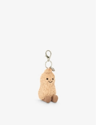 JELLYCAT Amuseable Peanut soft bag charm 18cm