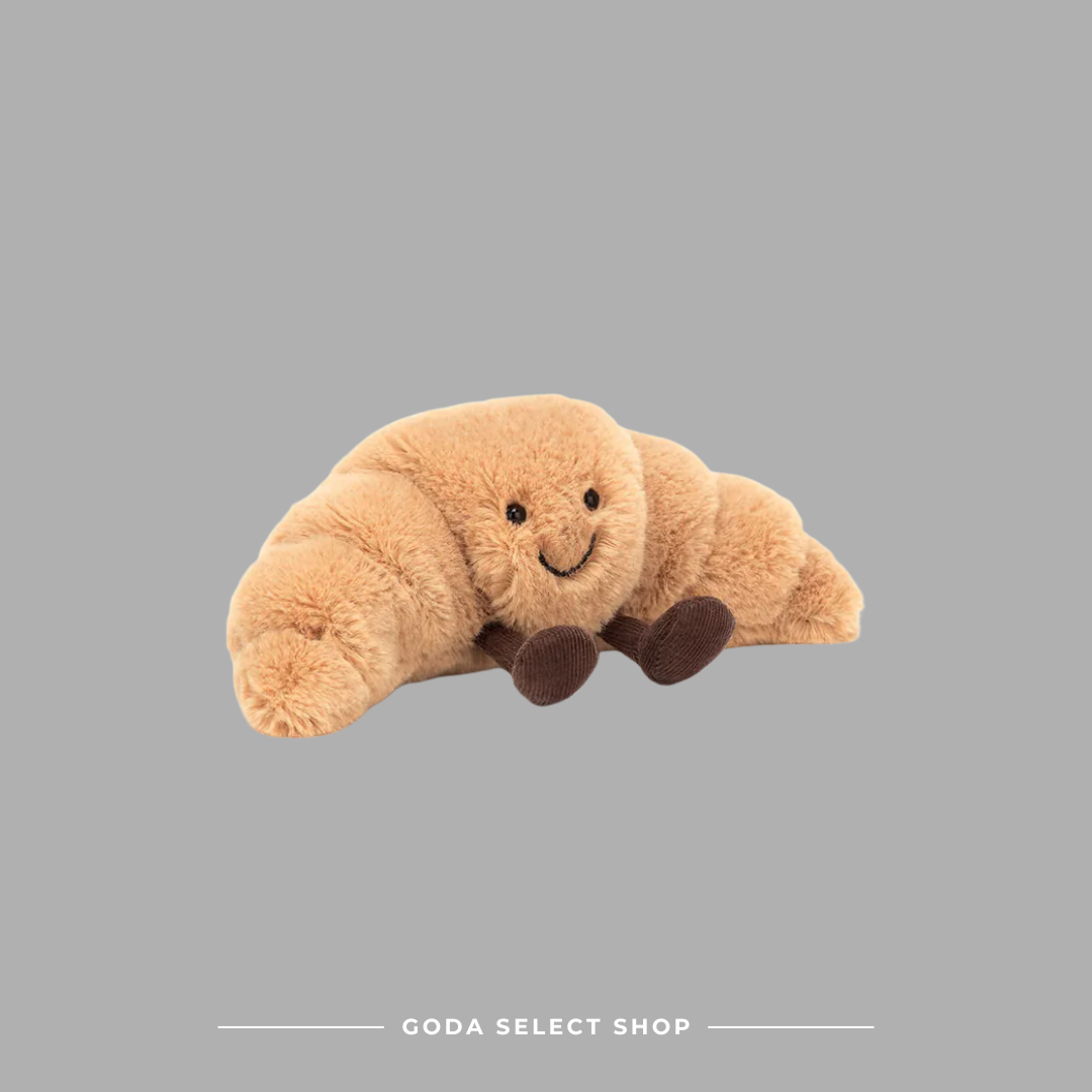 Jellycat Amuseables Croissant 有趣的可頌 玩偶