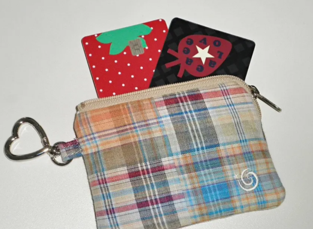 【代購】AEAE CHECK CARD POCKET 格紋零錢包 卡夾 零錢包 口袋包 口袋卡夾 收納包