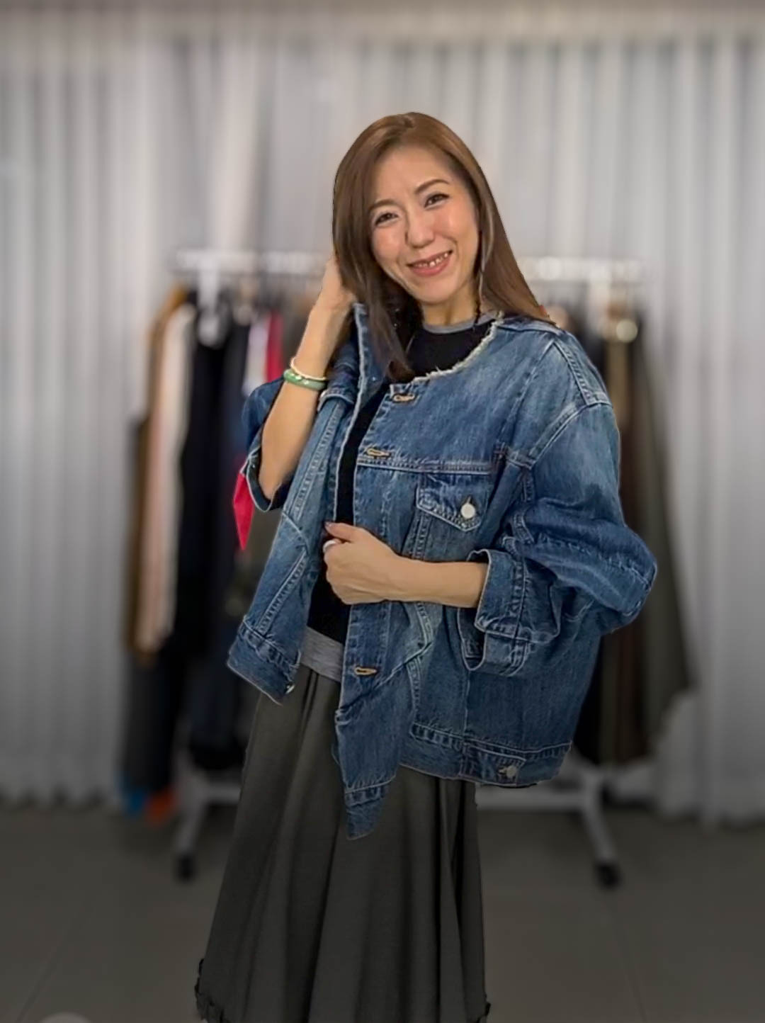 🥰K2839  ▶️牛仔外套 👉B:140cm L:69cm