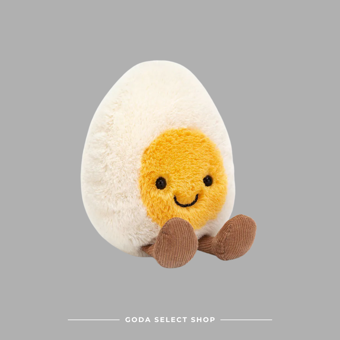 Jellycat Amuseables Happy Boiled Egg 有趣的水煮蛋 玩偶
