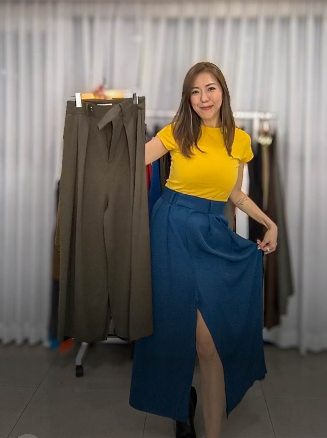 🥰K2832  ▶️打折長裙 (MM穿S)👉S(W:72cm H:118cm) M(W:78cm H:122cm) L:98cm
