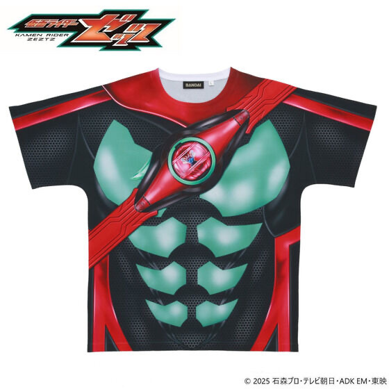 238494 Pbandai 預訂 2025/11月 仮面ライダーゼッツ　なりきりフルパネルTシャツ
