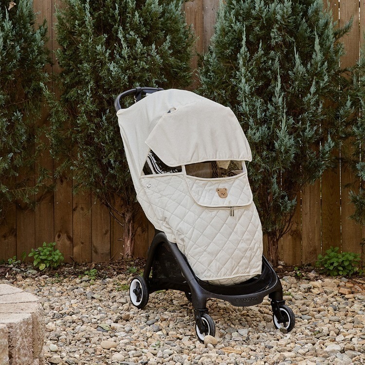 DTD暖暖圓臉人物系列-嬰兒車防寒保暖罩