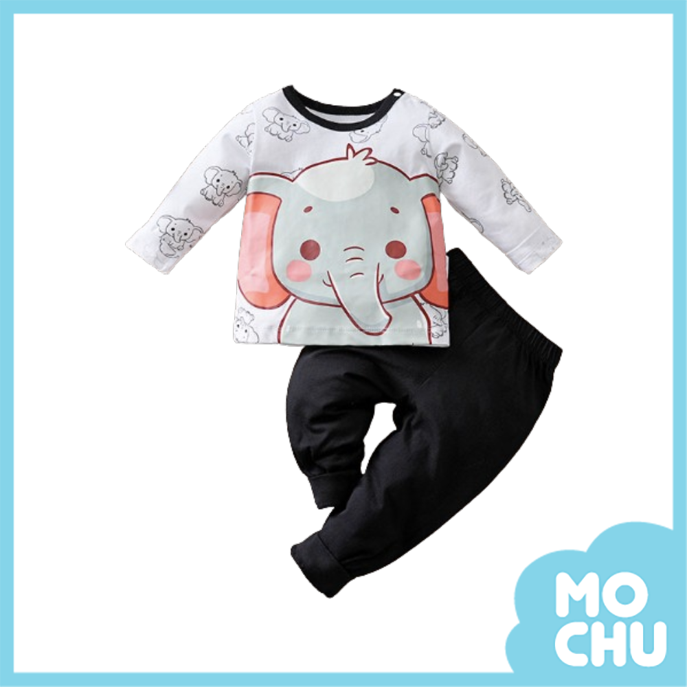 乖乖大象長袖套裝