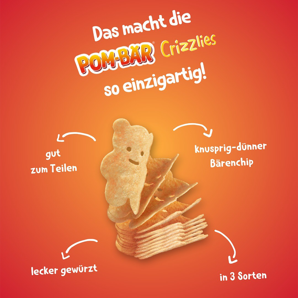 (預購商品 10/6收單) 德國 Pom-Bär小熊造型洋芋片 150g