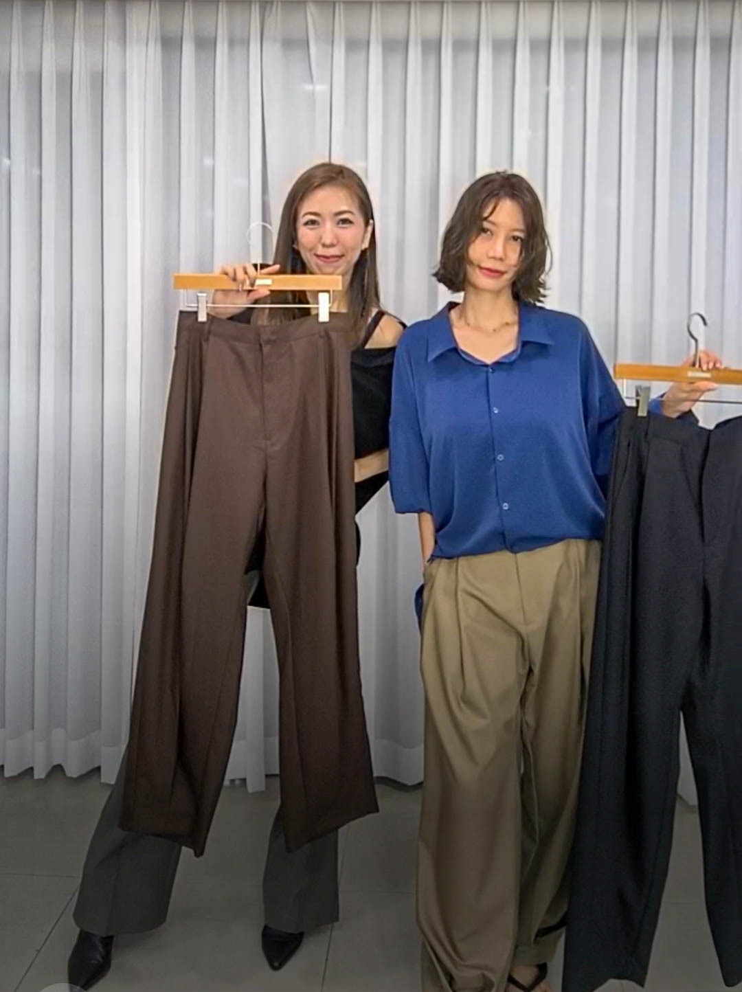 🥰K2829  ▶️特殊剪裁 長褲 👉S(W:72cm H:120-168cm) M(W:76cm H:124-172cm) L:103cm
