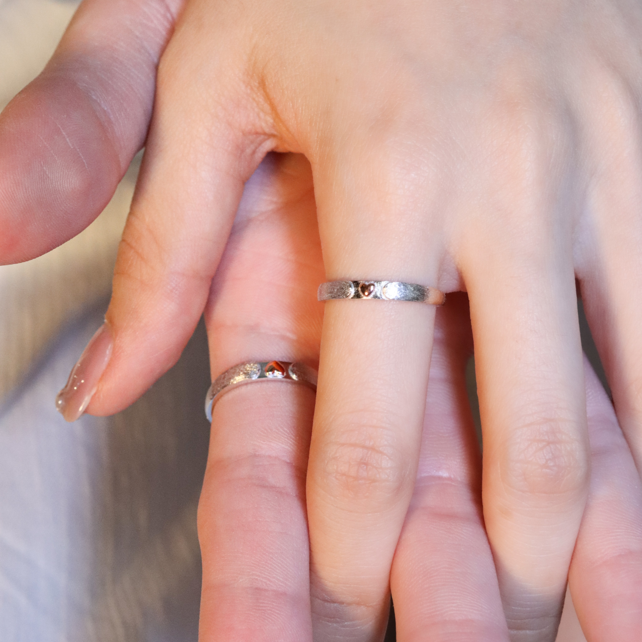 | 925純銀・ 白金・ 玫瑰金 | 矜貴愛意情侶戒指  | RI0902 |