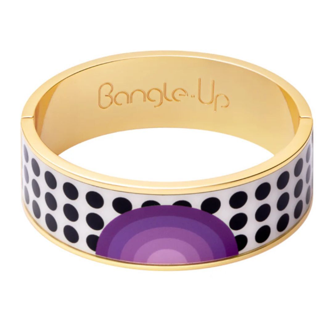 1BU0407-169 [BANGLEUP] DOTS Bracelet Deep Purple #BUP20-DOT-BFA65 (EU)