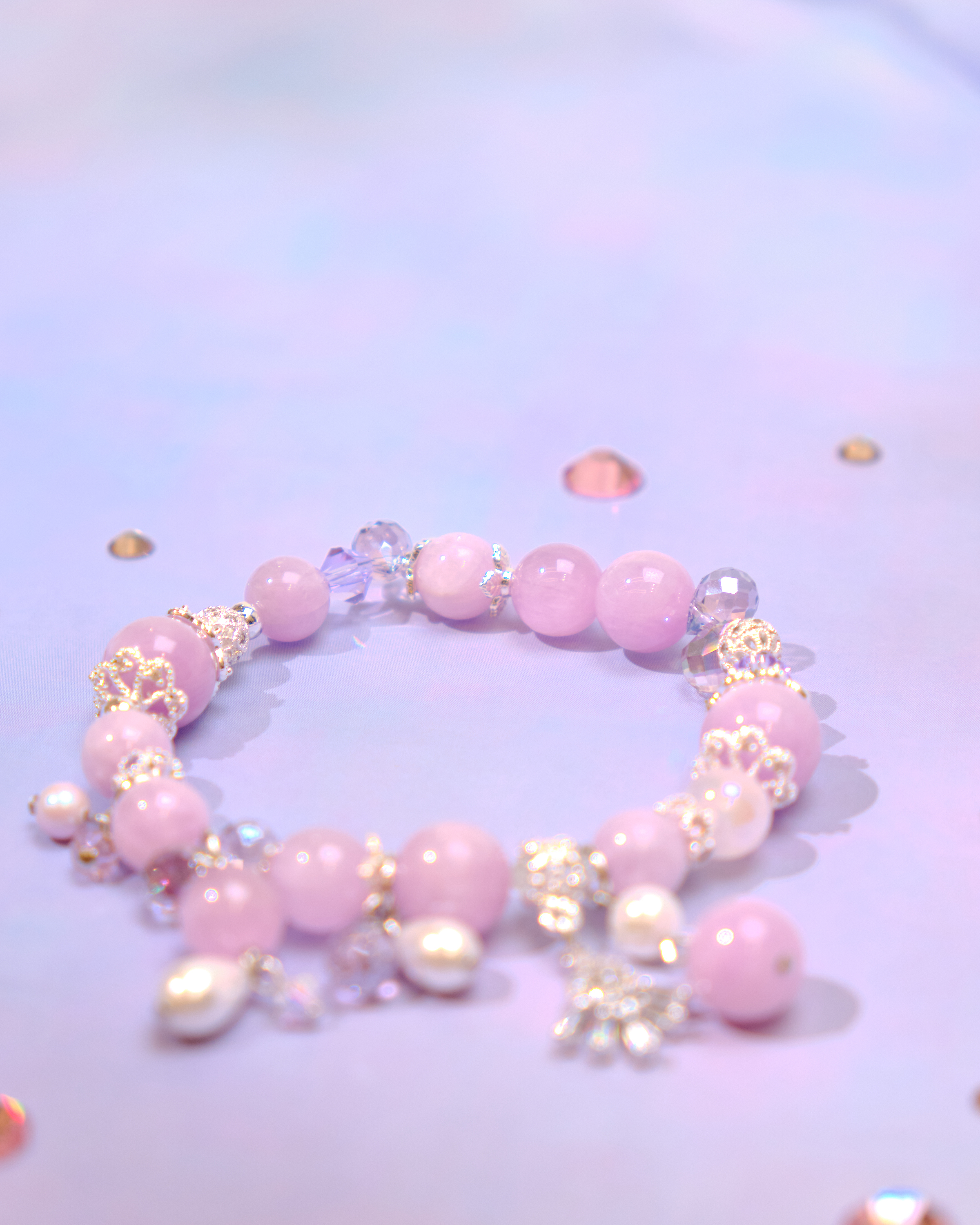 12779 糖果調色盤天然水晶手鏈