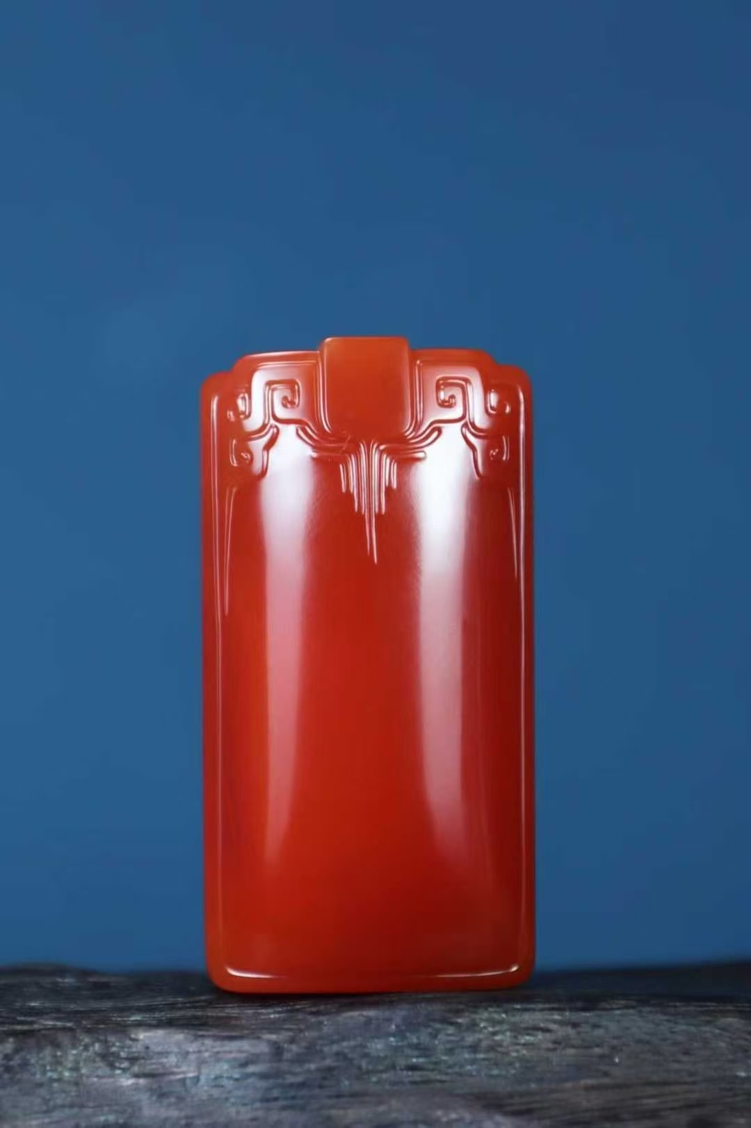 92022 南紅博古平安無事牌