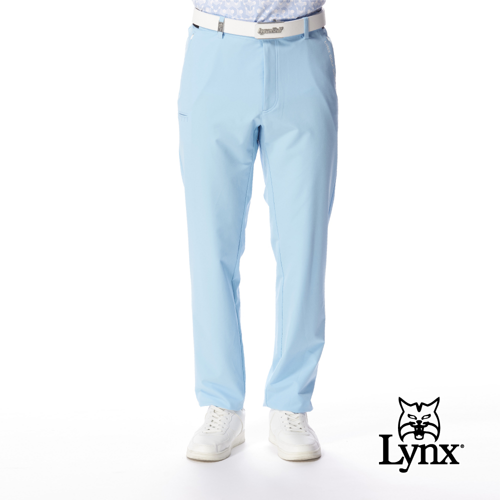【Lynx Golf】四面彈性防風防潑水造型插Tee口袋設計長褲