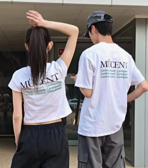 【代購】MUCENT 標語T-Shirt 短袖 情侶裝 男女款 短版 中性款 文青 姊妹裝 家庭裝 團服