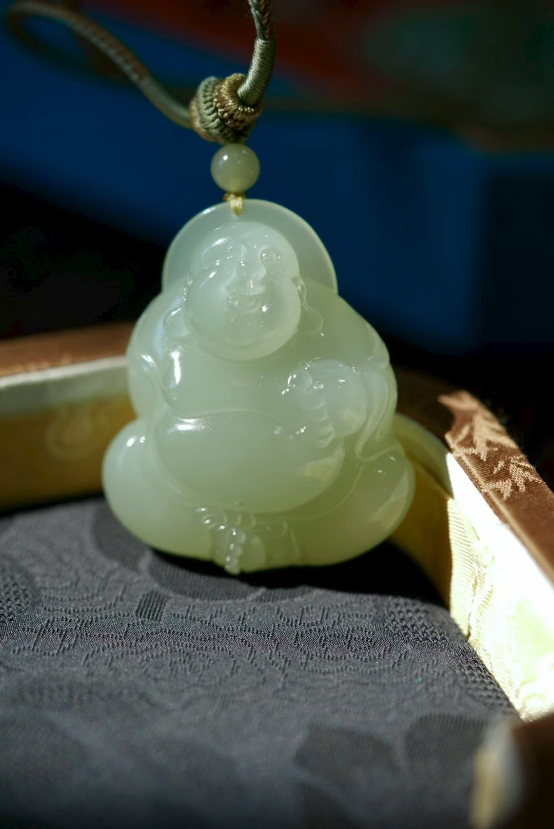 920710 和田玉晴水佛吊墜