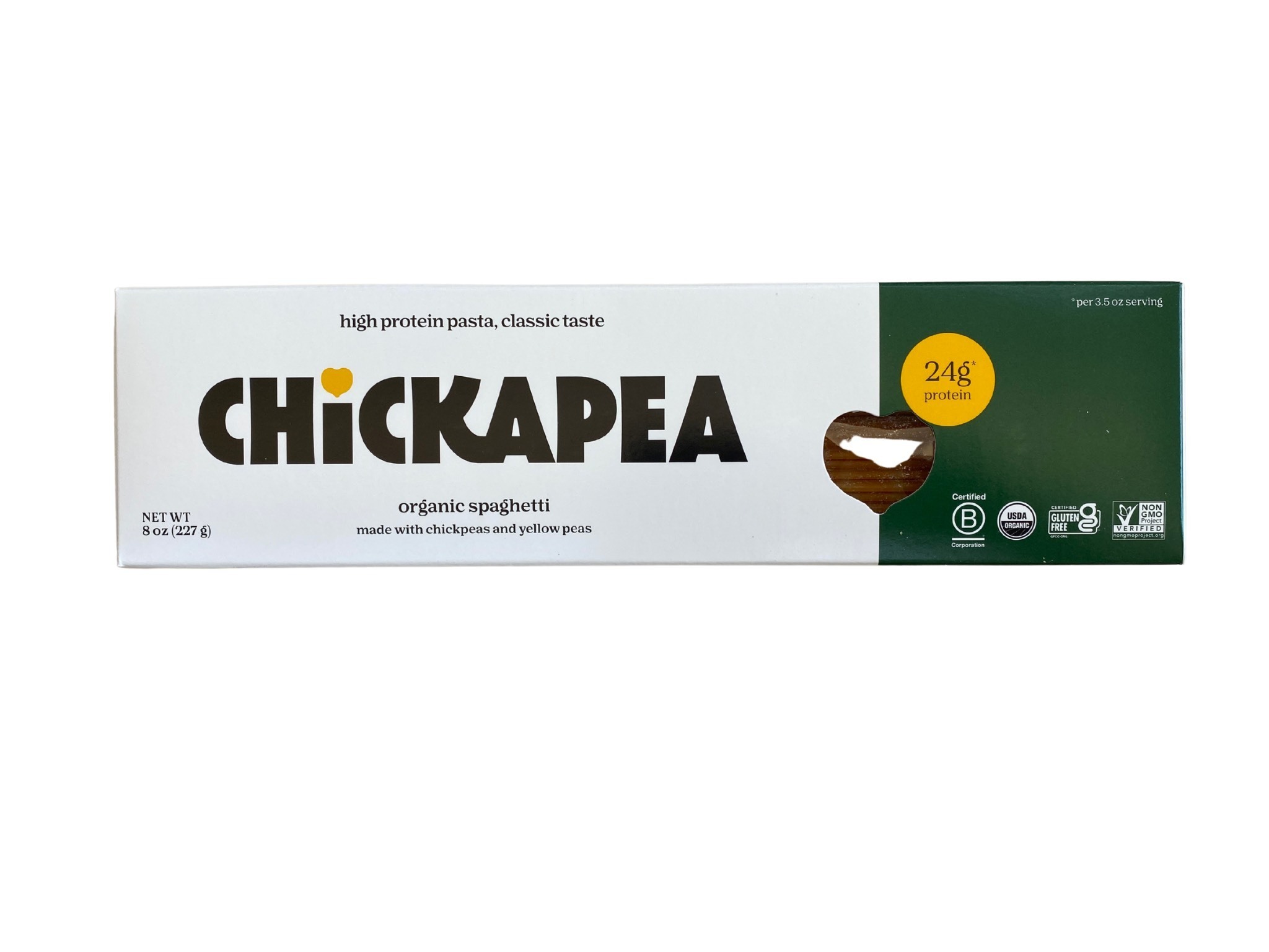 Chickapea organic spaghetti 8oz (best before 11 Nov 2026)