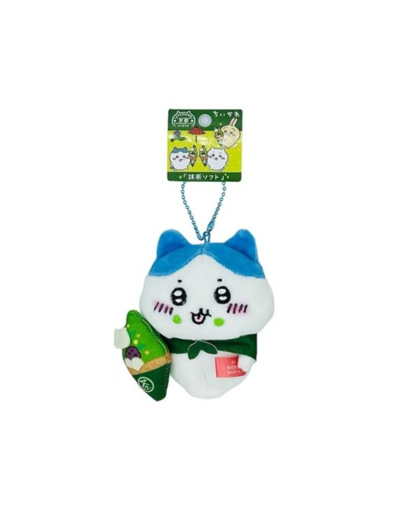 Chiikawa 京都限定 小八 抹茶毛公仔掛飾