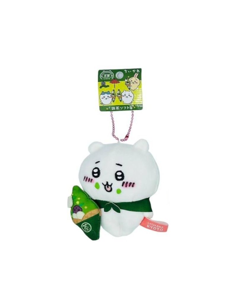 Chiikawa 京都限定 抹茶雪糕毛公仔掛飾