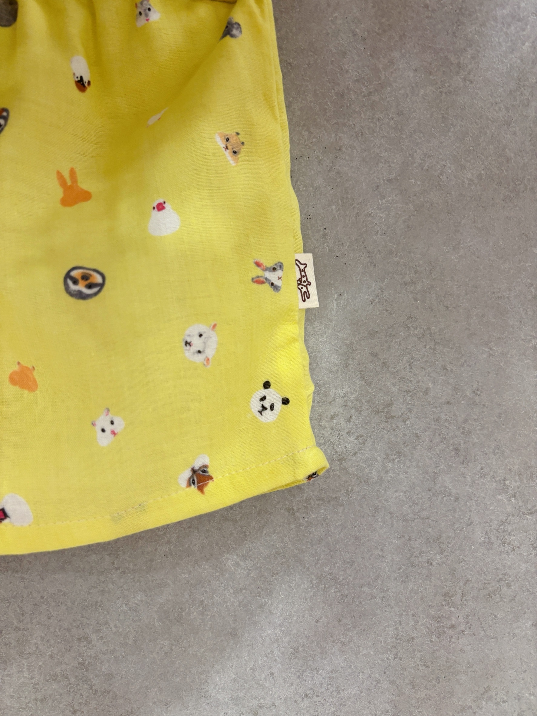 黃綠小動物 短褲(90)