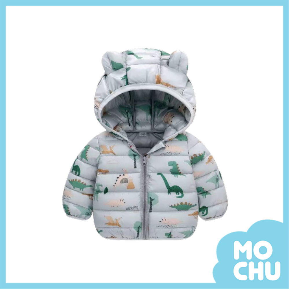 恐龍草原連帽羽絨外套(三色)