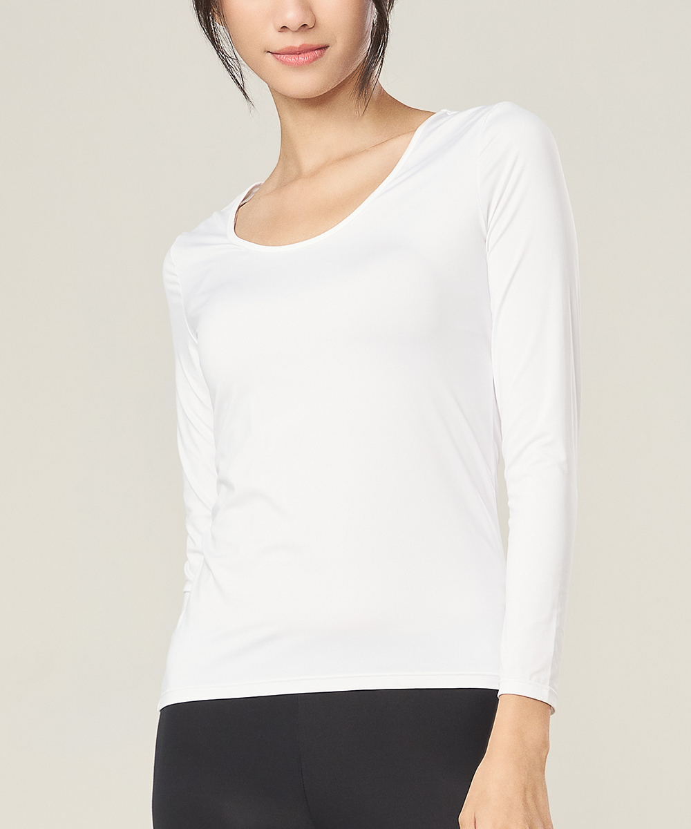 COOLPLUS旅行 女U領長袖衫 UE0608B