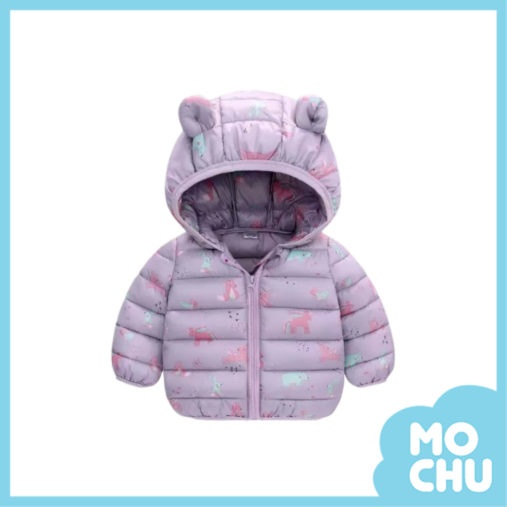 獨角獸動物連帽羽絨外套(二色)