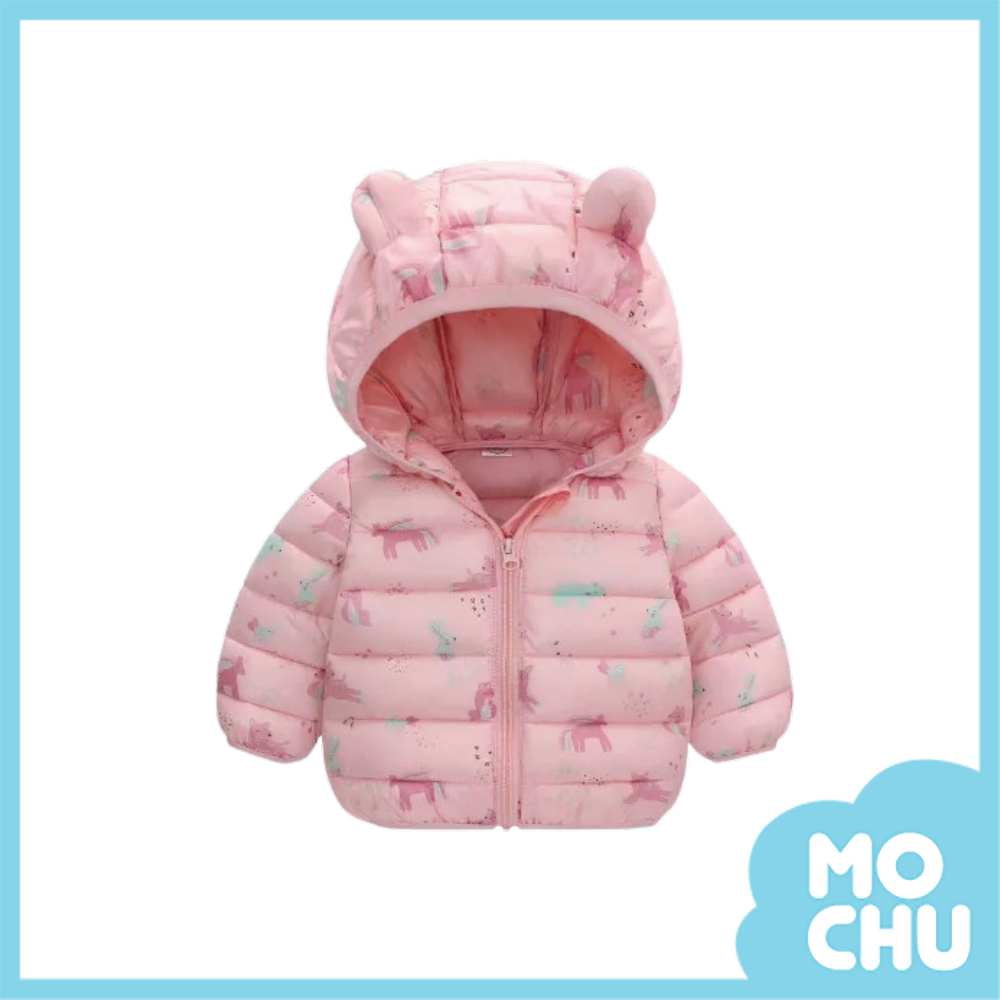 獨角獸動物連帽羽絨外套(二色)
