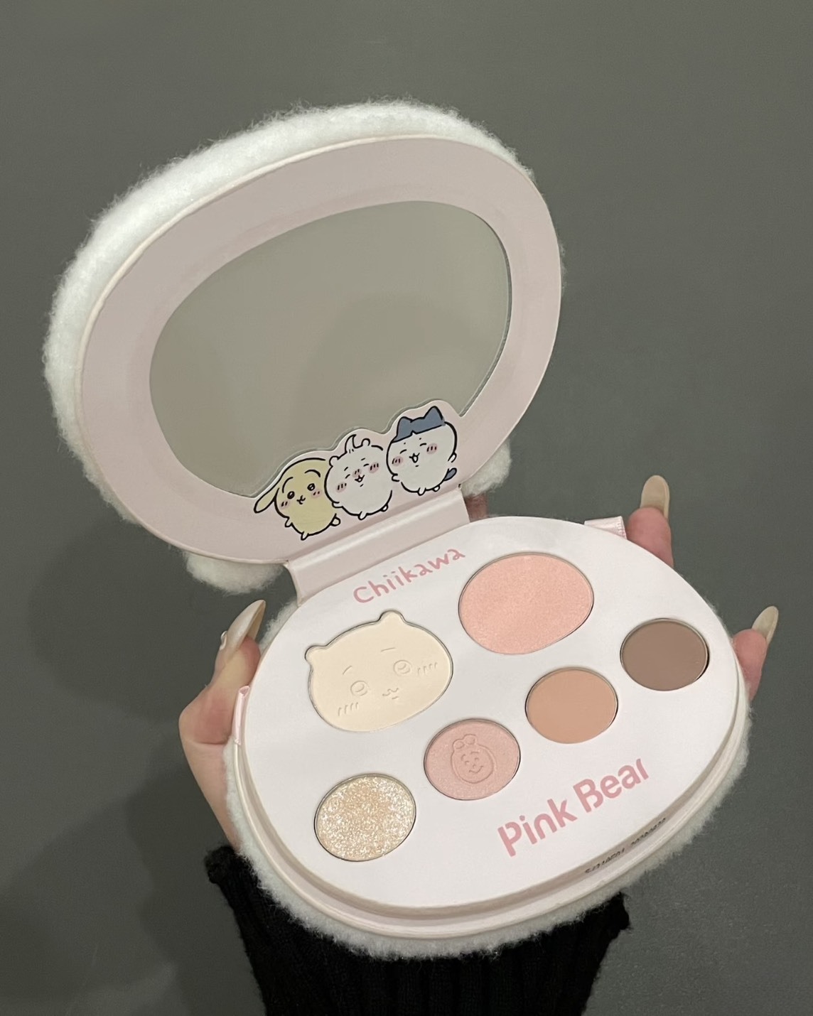 iSNEAKERS｜Pinkbear x 吉伊卡哇 Chiikawa 聯名 正版授權 6色眼影盤 3款