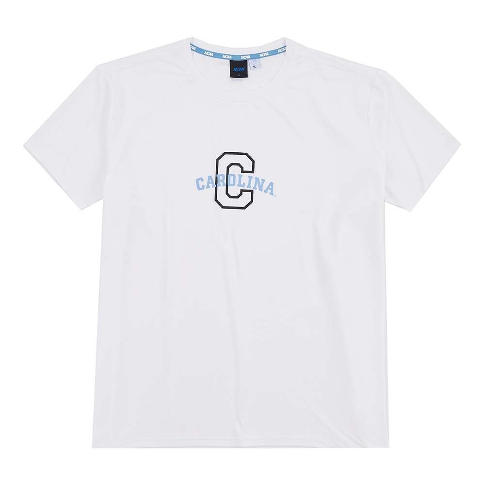 NCAA TEE 黑色 白色 北卡羅來納 哈佛 基本吸排 圓領 短T【7325107】