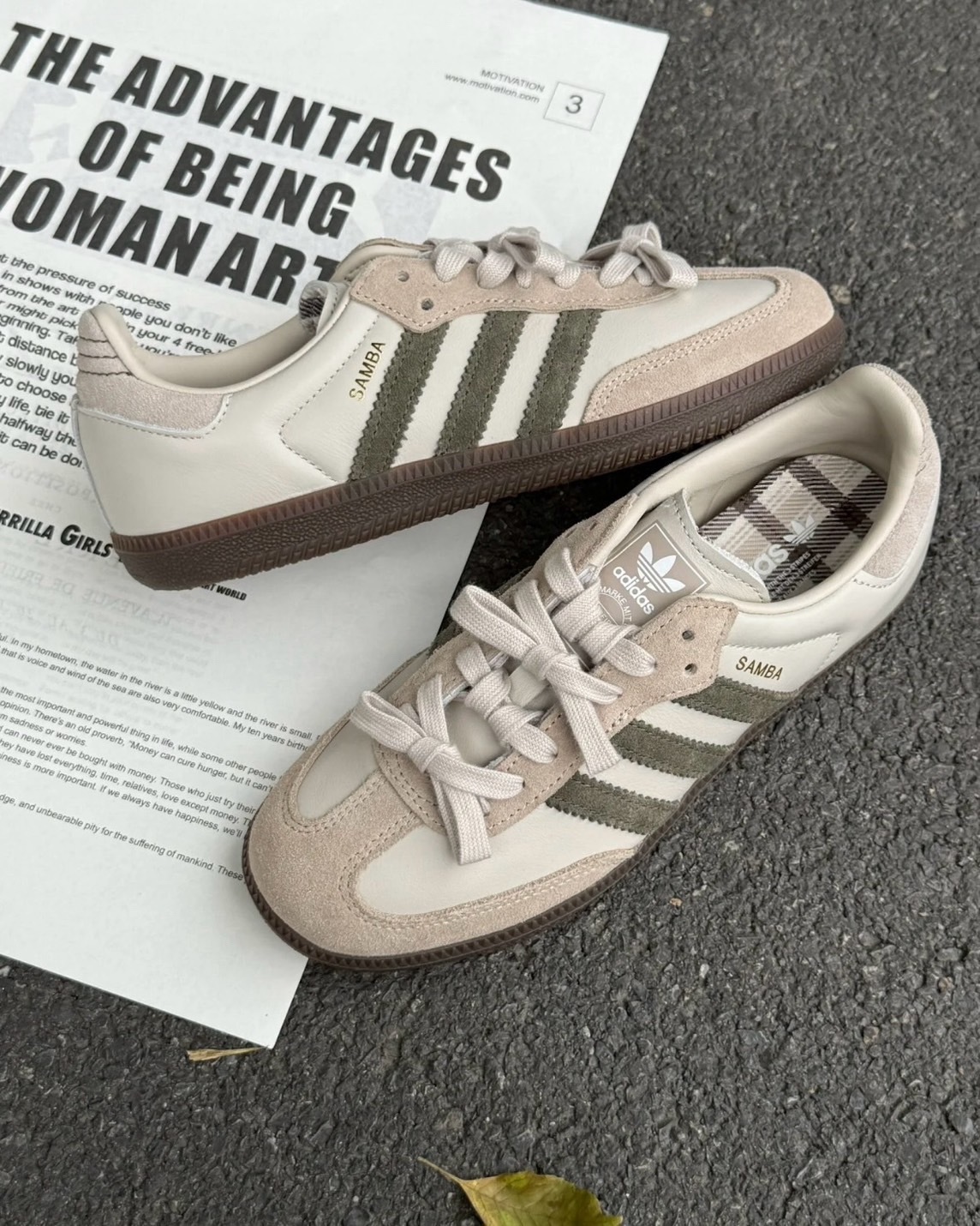 Adidas Samba Og 麂皮 德訓鞋 焦糖底 抹茶拿鐵