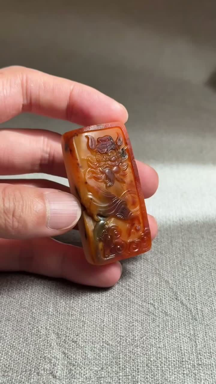 92076 和田玉籽料天師鐘馗