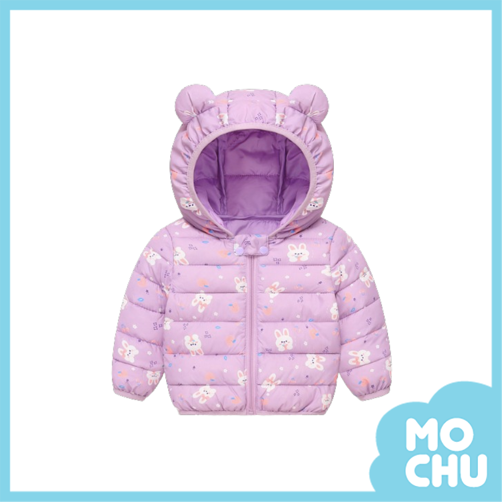 兔子吃蘿蔔連帽羽絨外套