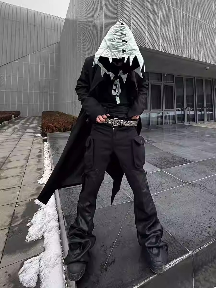 DND4DES 哥特風 暗黑 鏤空 龐克 皮帶