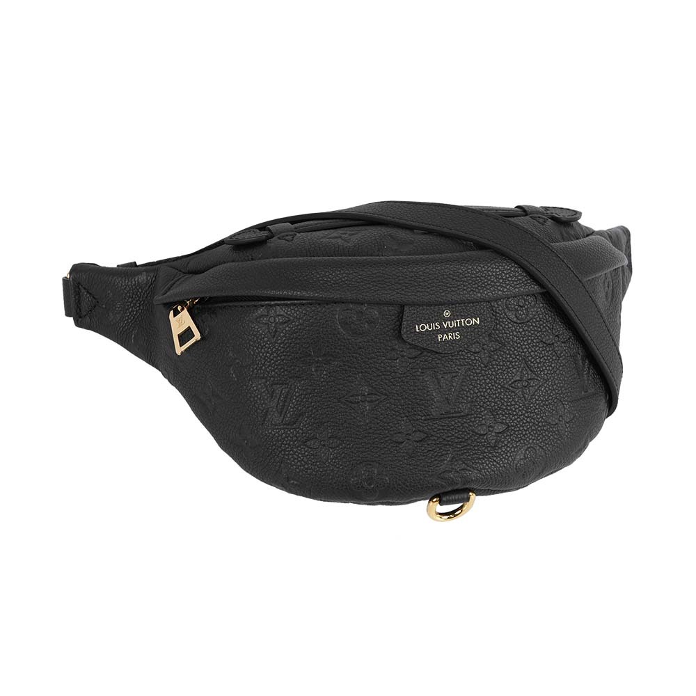【Louis Vuitton】Bumbag Monogram 牛皮腰包(黑色)