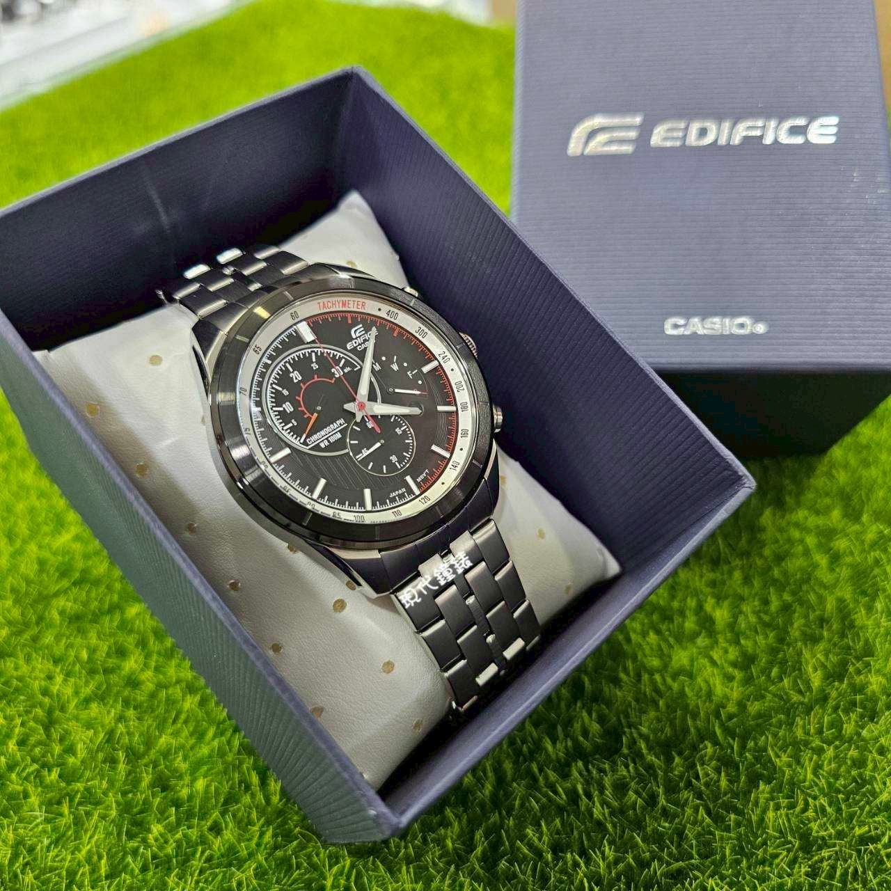 【 EDIFICE】與你之爭-急速領域EFR-561DB-1B 45mm 現代鐘錶