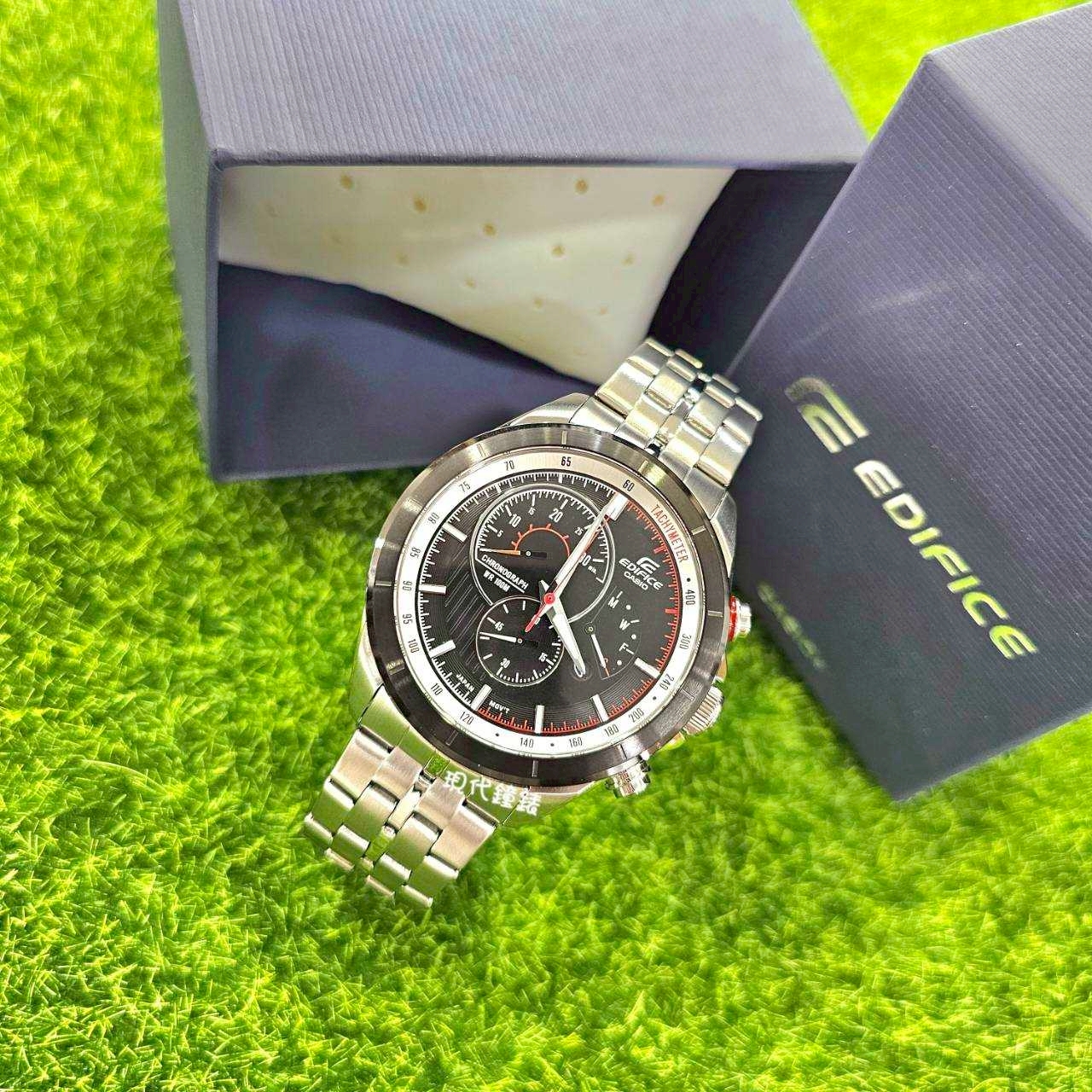 【 EDIFICE】與你之爭-急速領域EFR-561DB-1B 45mm 現代鐘錶