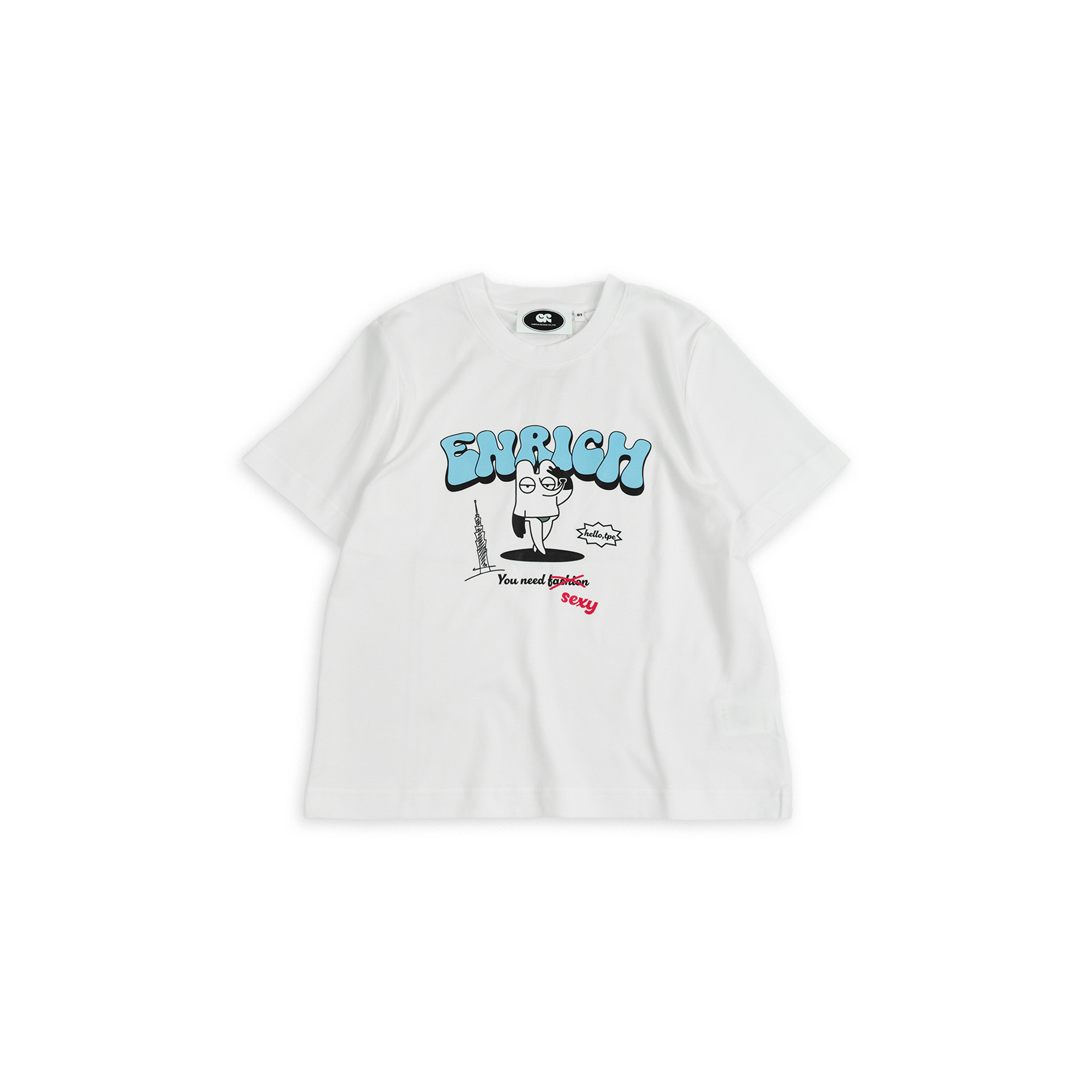 Women Tee Nibby x ENRICH Taipei Limited Edition - White