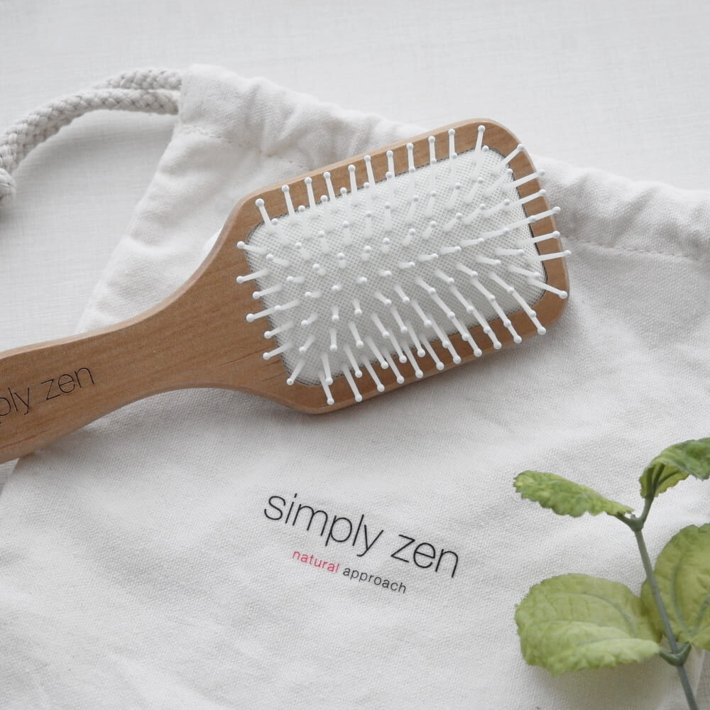 simply zen 木製氣墊板梳