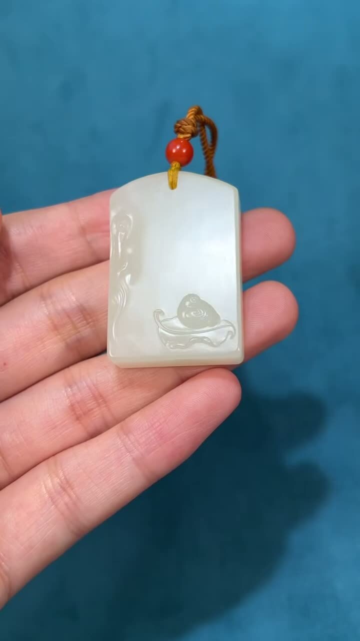 和田玉籽料安居樂業,天然和田玉軟玉