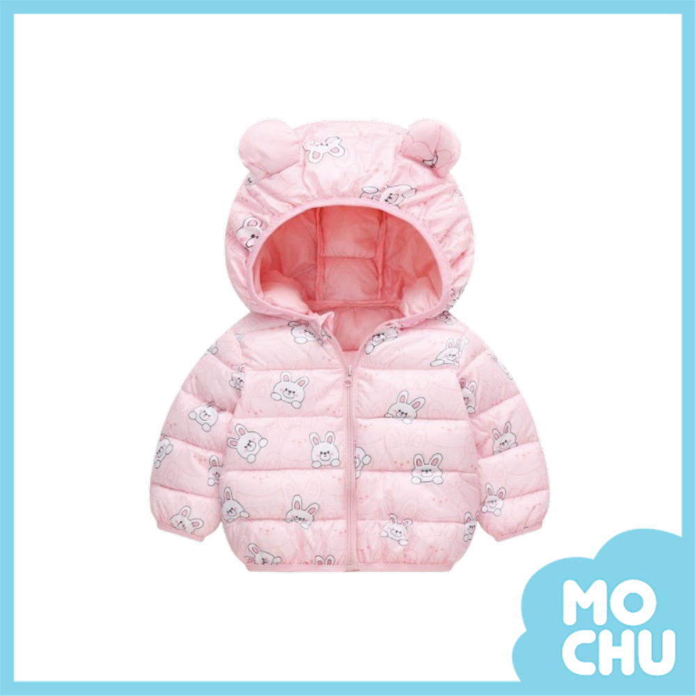 害羞小兔連帽羽絨外套