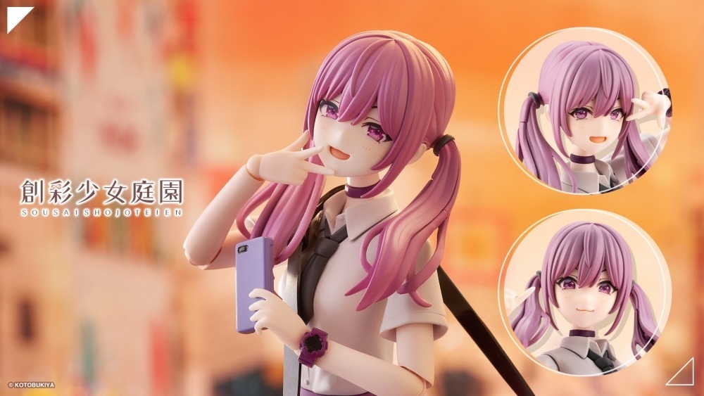 26年3月 1/10 創彩少女庭園 小惡魔雙馬尾醬 組裝模型 (JK068)