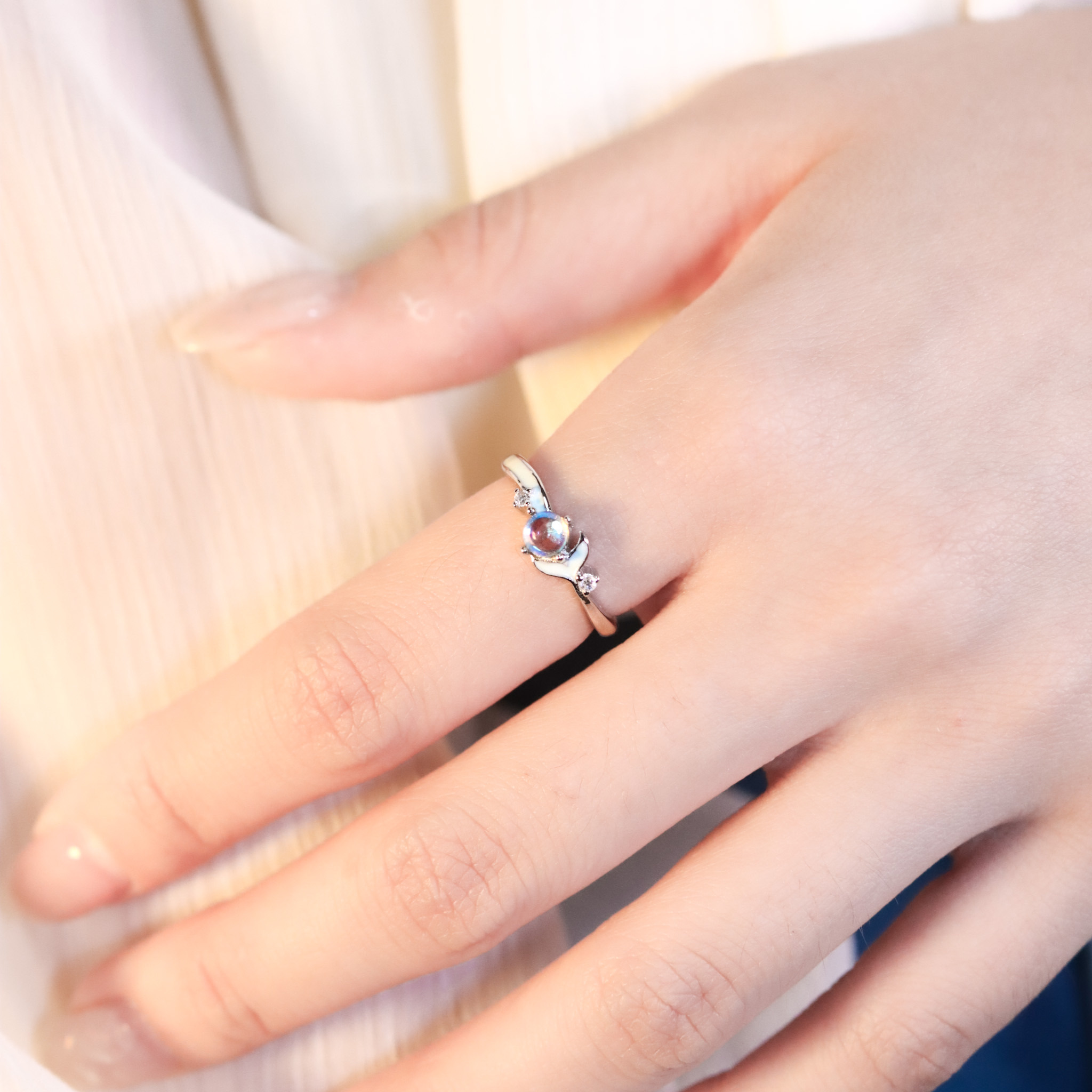 | 925銀・白金・琉璃 | 懷抱希望的勇氣戒指   | RI0971 |